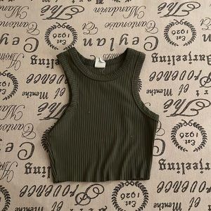 cute cropped tank- womans XS